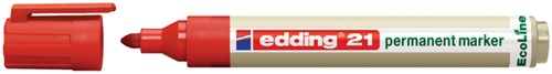 Viltstift Edding 21 EcoLine rood