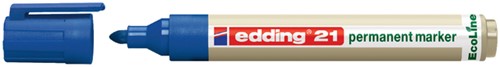 Viltstift Edding 21 EcoLine blauw