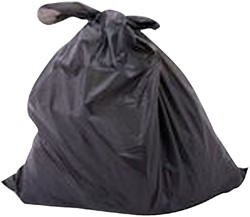 Afvalzakken HDPE 50X55cm 27 ltr zwart 7my ds/50 rol à 50 stuks