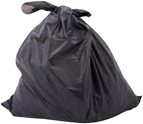 Afvalzakken HDPE 50X55cm 27 ltr zwart 7my ds/50 rol à 50 stuks
