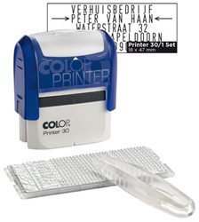 Colop tekststempel Printer set