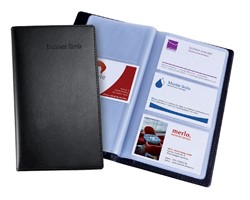 Sigel visitekaartmapje leer