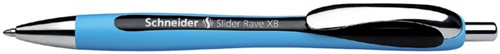 Balpen Schneider Slider Rave blauw/zwart