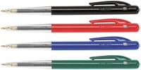 Balpen Bic M10 assorti blister/4-2