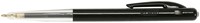 Balpen Bic M10 zwart blister/2-2