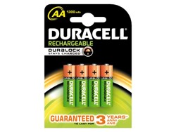 Duracell oplaadbare batterijen Duralock