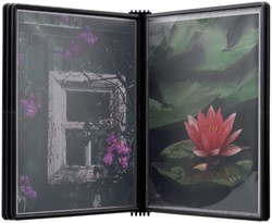 Flex-O-Frame wandelement Premium incl. 5 tas zwart