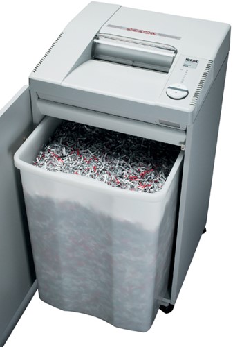 Papiervernietiger Ideal 2604 CC 2x15mm + onderkast-2