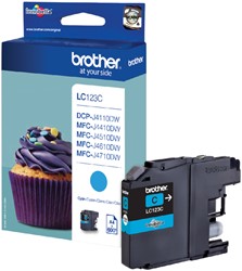 Inktcartridge Brother LC123C cyaan
