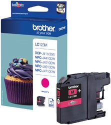 Inktcartridge Brother LC123M magenta
