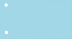 Scheidingsstroken 120x225mm blauw pk/100