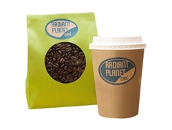 Avery productetiketten bruin