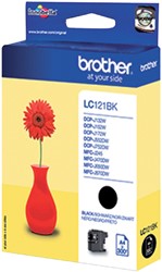 Inktcartridge Brother LC121BK zwart