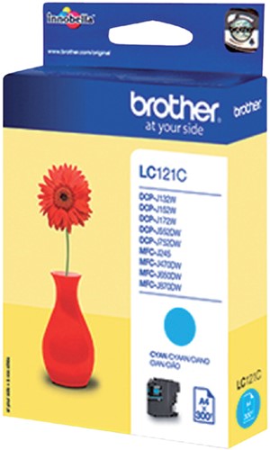 Inktcartridge Brother LC121C cyaan