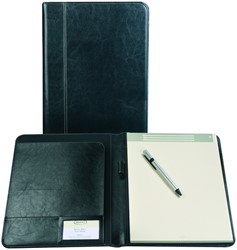 Schrijfmap Palermo A5 zwart