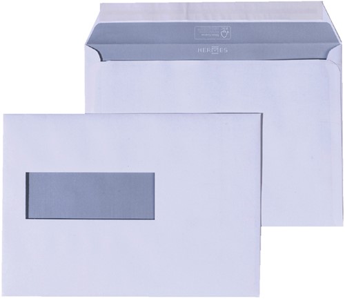 Enveloppen bank 156x220mm Hermes venster rechts zelfklevend ds/500-2