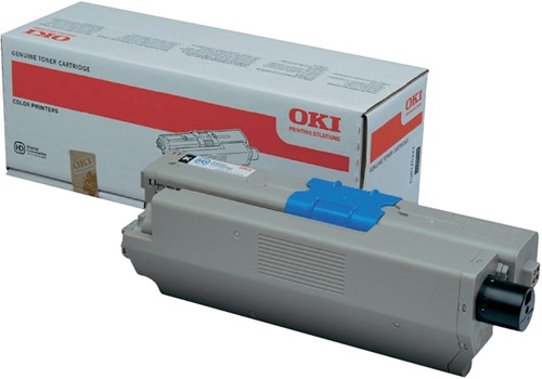 Tonercartridge Oki 44973536 C301+C321 zwart