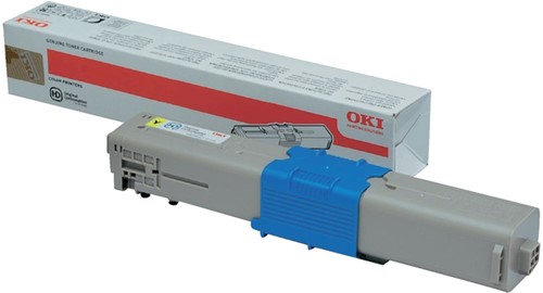 Tonercartridge Oki 44973533 C301+C321 geel