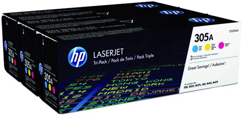Tonercartridge HPCF370AM (305A) 2.6K 3-kleurenset 