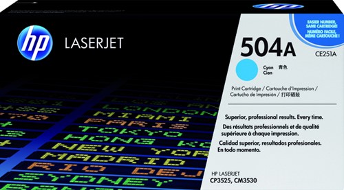 Tonercartridge HPCE251A (504A) 7K cyaan