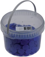 Consumptiemunt blauw ds/750-2