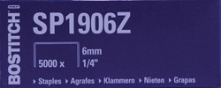 Nietjes Bostitch sp906z ds/5000