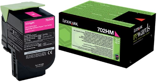 Tonercartridge Lexmark 70C2HM0 702HM magenta
