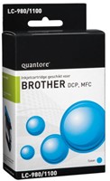 Inktcartridge Quantore Brother LC1100C cyaan
