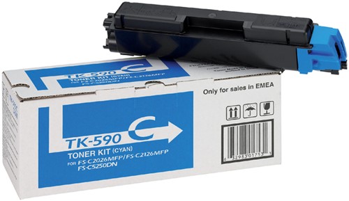 Toner Kyocera TK590 cyaan 5k