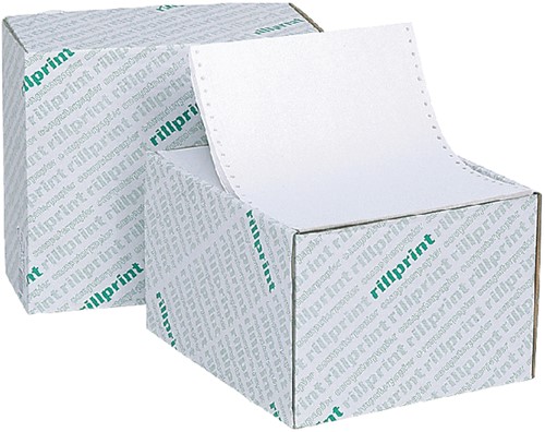 Computerpapier 12i.x240mm 2vd blanco d/1000