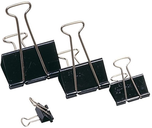 Papierklem Foldback 51mm staal ds/10