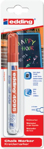 Krijtstift Edding 4095 Window rood