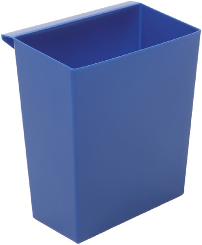 Afvakbak inzetbakje tbv tapse papierbak blauw