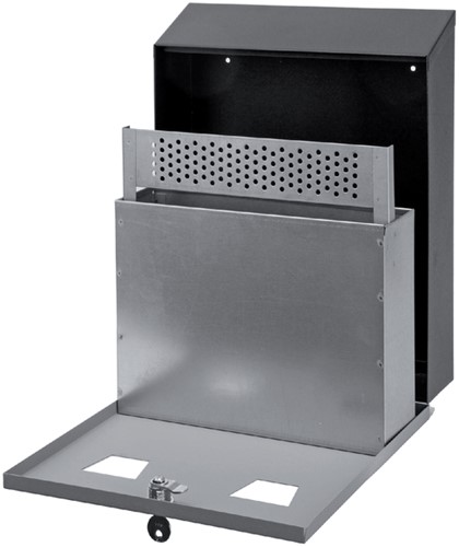 Asbak wand 041015 zwart/grijs-2