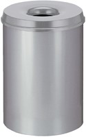 Papierbak + vlamdover Vepa Bins 30 liter grijs -3