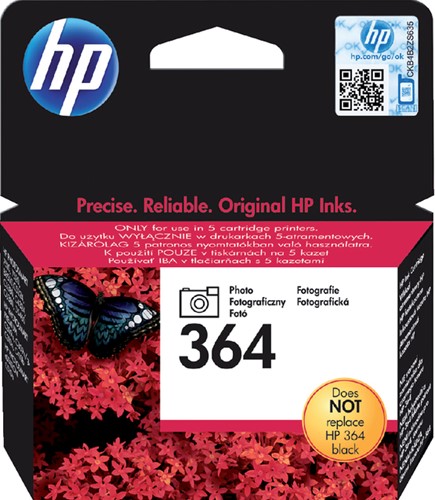 Inktcartridge HP CB317EE (364) foto zwart