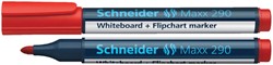 Viltstift Schneider 290 whiteboard rond 2-3mm rood
