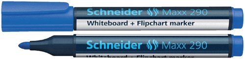 Viltstift Schneider 290 whiteboard rond 2-3mm blauw