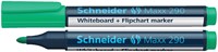 Viltstift Schneider 290 whiteboard rond 2-3mm groen