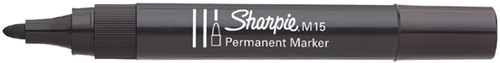 Viltstift Sharpie M15 rond zwart