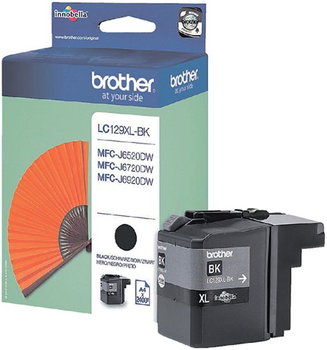 Inktcartridge Brother LC129BK XLHC zwart