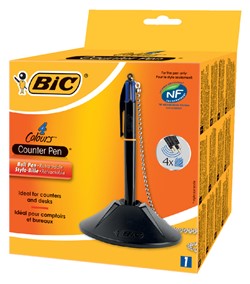 Bic 4-kleuren baliebalpen Pen-Desk