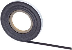 Magneetband Maul zelfklevend 10mx10mmx1mm wit