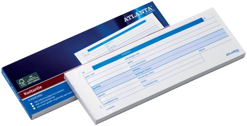 Kwitantieboekje  74x210mm 100vel A5420-030