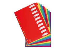 Exacompta tabbladen Polypropyleen