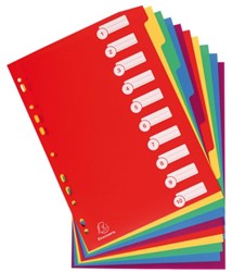 Exacompta tabbladen Polypropyleen