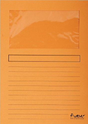 Venstermap Exacompta karton oranje ds/100