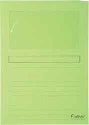 Venstermap Exacompta karton licht groen ds/100