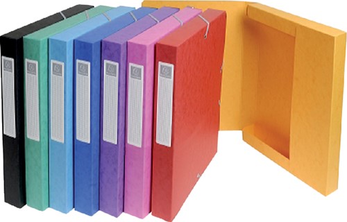 Elastobox Exacompta 25mm assorti