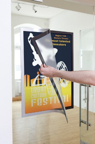 Duraframe Durable poster A2 metaal/zilver-2